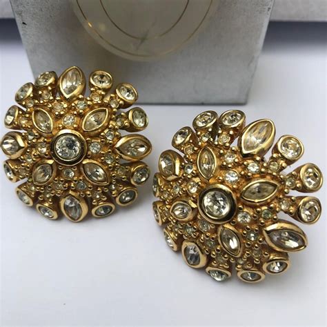 christian dior esrrings|vintage christian dior earrings clip.